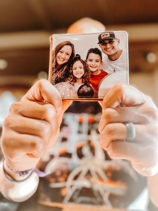 Custom Photo Leather Wallet